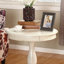 Table d'appoint ronde à piédestal en bois-1797056013
