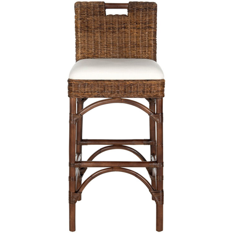 Monte Upholstered Counter Stool, Brown