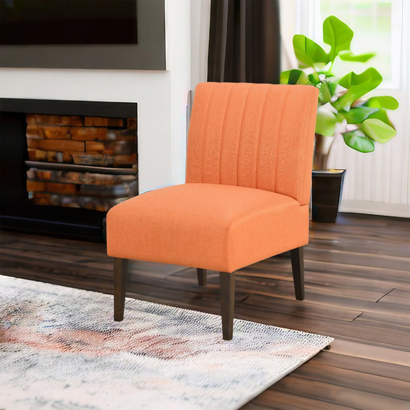 Tischa 29,5 de large, Tissu orange
