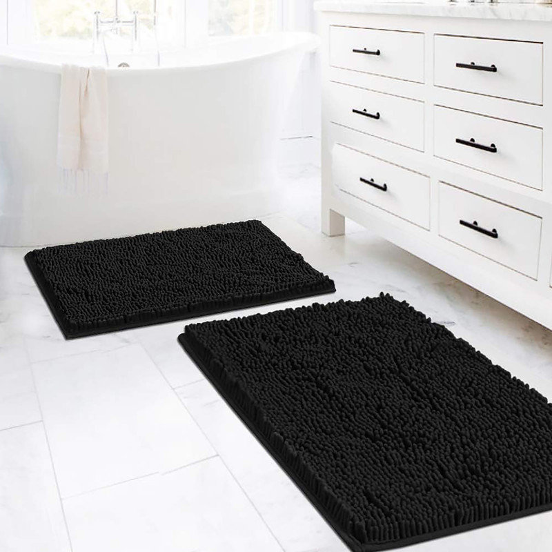 Latitude Run® Drakesville Microfiber / Microsuede Bath Mat | Wayfair