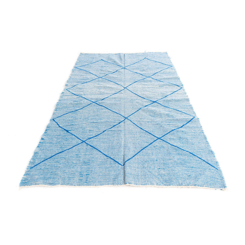 Tapis bleu Parra