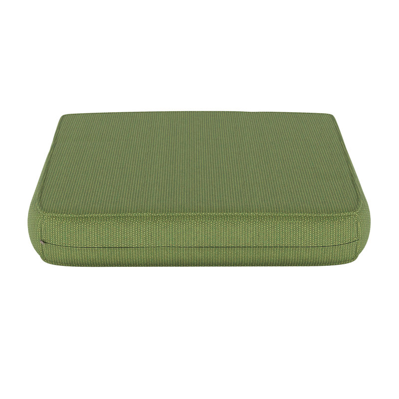 Outdoor Sunbrella® Seat Cushion, Spectrum Cilantro Sunbrella® Plainweave, 20" W x 18" D