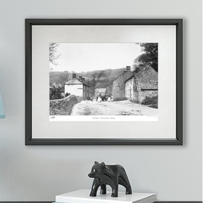 Eyam, Village 1896 - Single Picture Frame Print