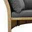 Ensemble de mobilier d'extérieur pour lit de jour en rotin et osier avec canapé escamotable et 4 coussins-1465699815