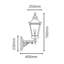 Fajardo Copper Outdoor Wall Lantern-41057134-41057133