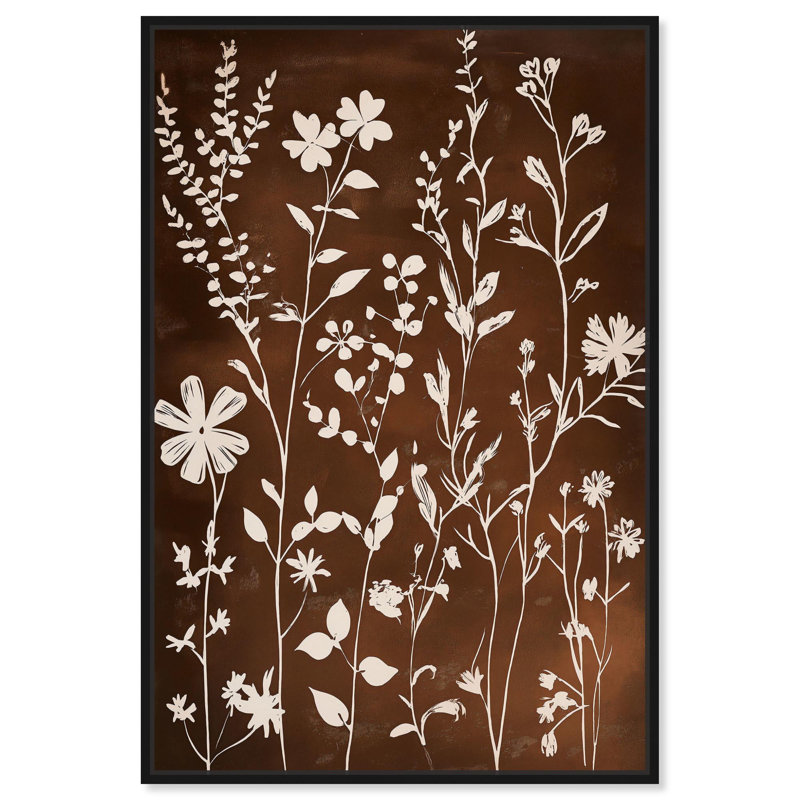 Toile «Void Verdancy II» par Art Remedy, H 16 po x l 11 po, Structure noire