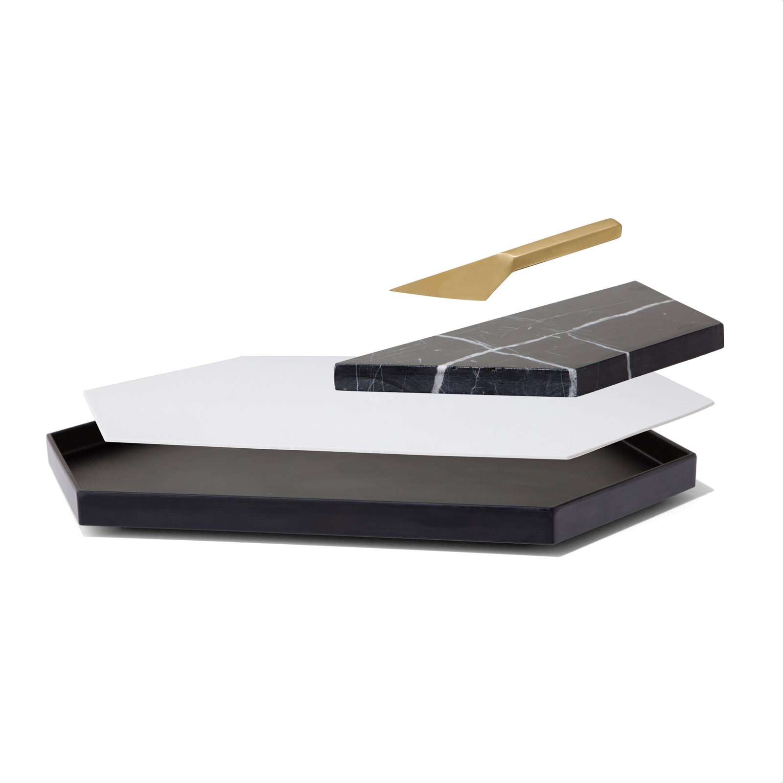 Rabbit Genuine Marble Serving Tray