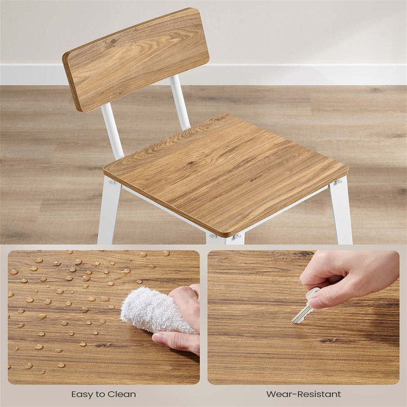 Bar Stool with Steel Frame