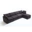 Canapé modulaire polyvalent en forme de U avec revêtement sophistiqué pour le salon-1841193098