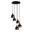 Julius 5 - Light Black Cluster Pendant