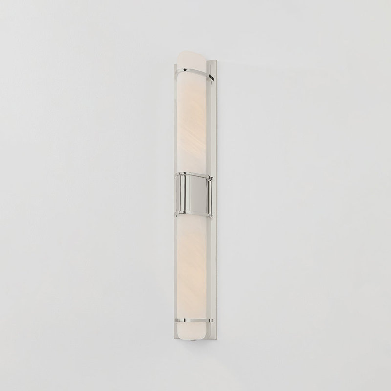 TOTTENVILLE Wall Sconce, Polished Nickel