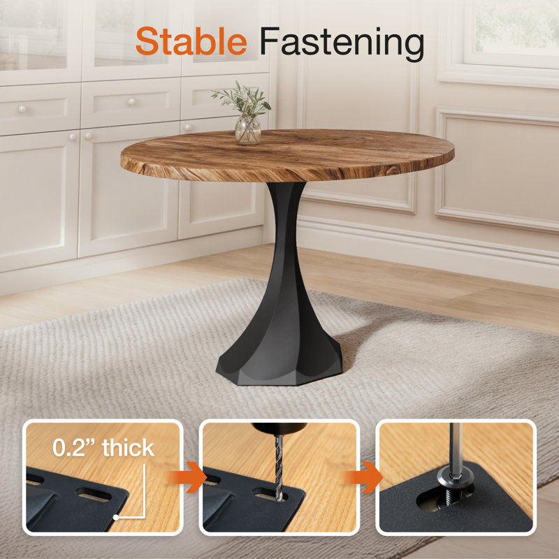 Lithe Metal Dining Table Base