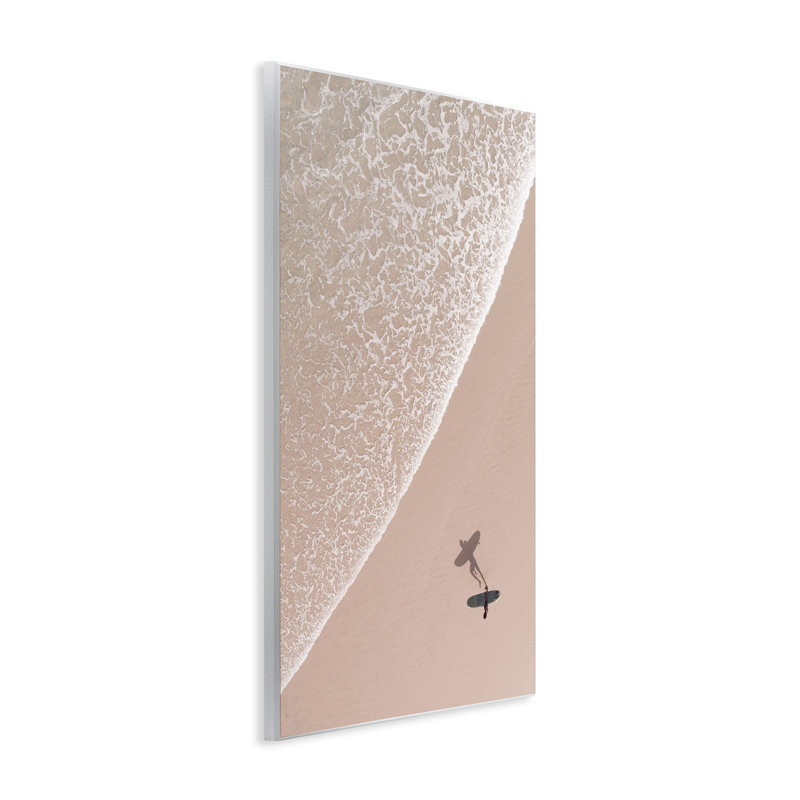 «Beach Surfer Silhouette» par Nataly White, H 15 po x l 10 po