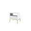 Bernhardine 54cm W Steel Bedside Table-1443747630-1443747616