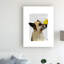 'German Shepherd Dog and Duck' Graphic Art Print on Wrapped Canvas-116748569
