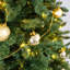 Arbre de Noël avec lumières à DEL blanc chaud - pointes en PVC et aiguilles dures, conception à branches articulées, support en métal robuste - arbre de Noël réaliste-1235187869