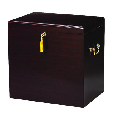 Gold Brass Stainless Steel Cigar Humidor
