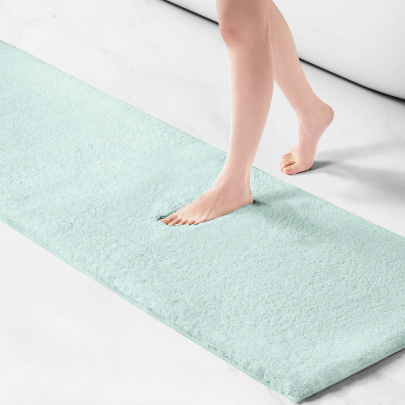 20X30" Heavy Weight Marshmallow Bath Rug With Soft Feel, Quick Dry & Absorbent, , High Pile Microfiber, Non-Skid Latex Backing, , Machine Washable Rug, , Dry, Resilient