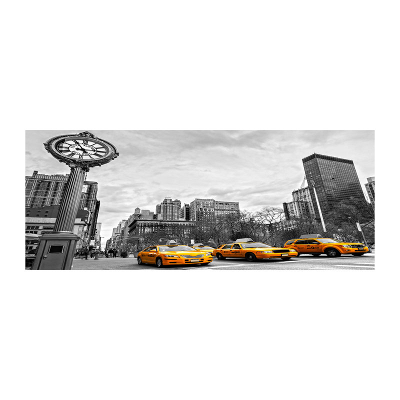 Taxis New York - Wrapped Canvas Art Prints