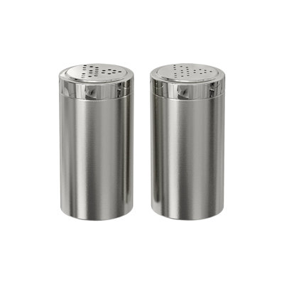 Salière et poivrière Jumbo | Finition argent