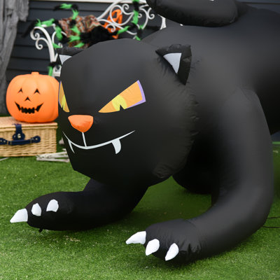 Chat gonflable géant Halloween