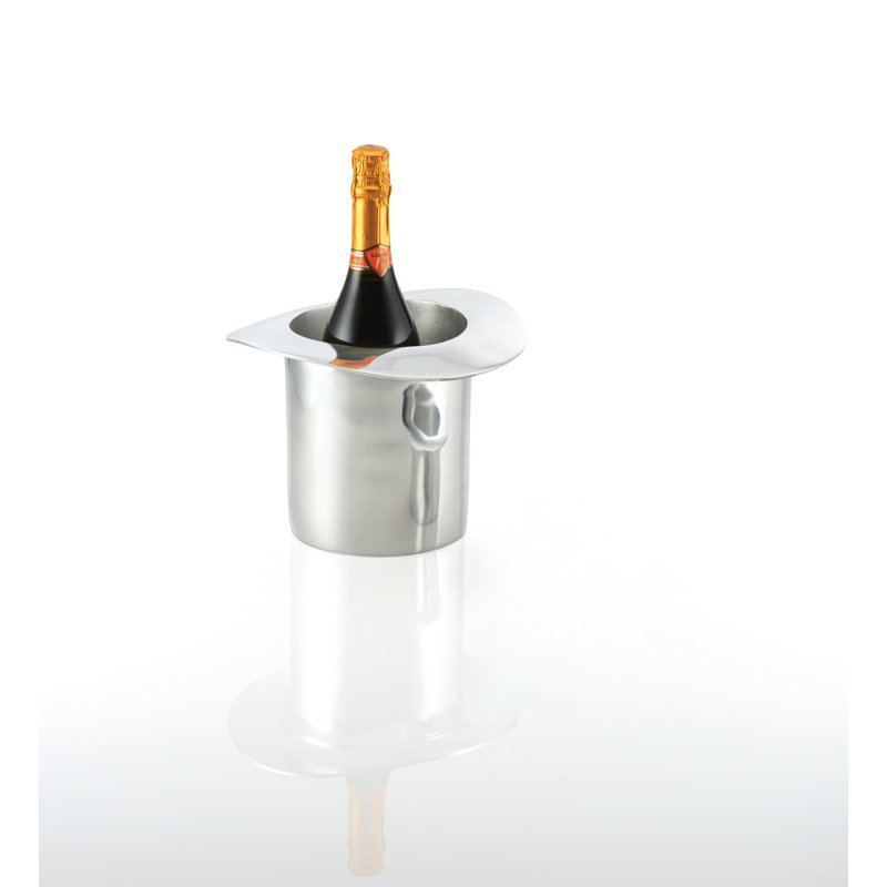 Top Hat Champagne Bucket, Silver