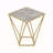 CREATIVE SIMPLE GLASS SIDE TABLE