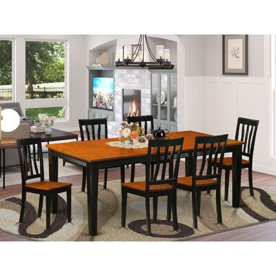 Loraine Butterfly Leaf Rubberwood Solid Wood Dining Set -  Red Barrel StudioÂ®, RDBL2310 34941189