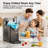 INSE Frozen Drink Maker 8-in-1 Slushie Machine, 48oz Countertop with Self-Cleaning, Makes Slush, Milkshake, Soft Ice Cream & Spiked Slush