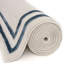 Carmel Modern Bordered Cream/Navy Area Rug-115175881