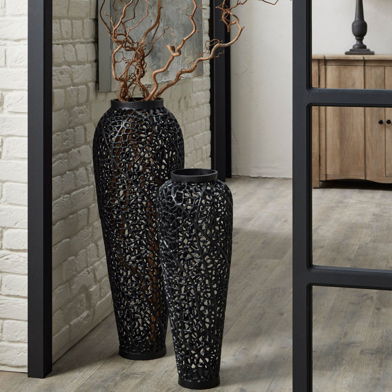 Catheline Handmade Aluminium Table Vase, 68cm H x 27cm W x 27cm D