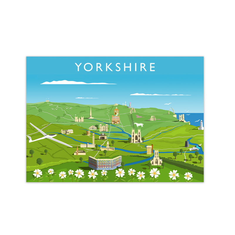 Yorkshire by Richard O'Neill - Print, 59.4 cm H x 81.4 cm W