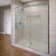 Vinesse 76'' H Single Added Frameless Shower Door with Clear Glass