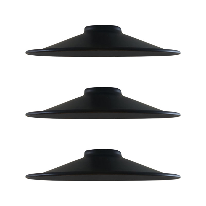 Luceal 4cm H Metal Cone Lamp Shade ( Uno ), Black