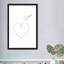 «Paper Plane & Heart I», reproduction d'impression-105845193-105845209-105845210