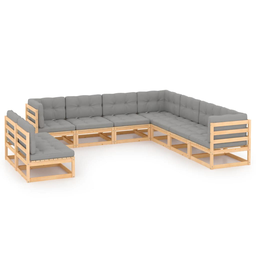 Gartensofa Hayzlie mit Kissen