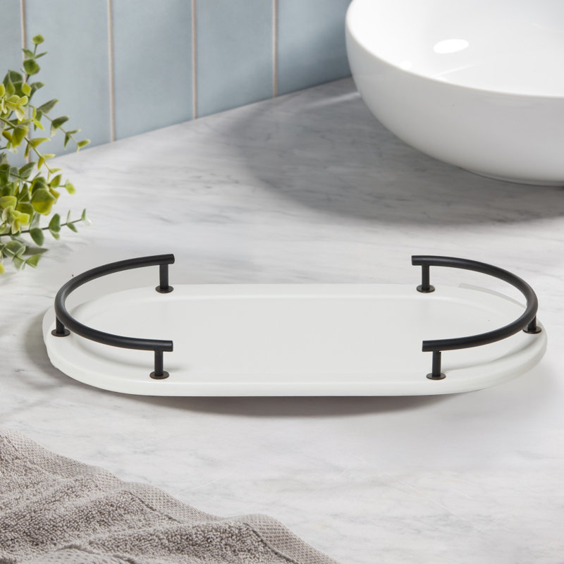 Dubai Amenity Tray, Black Trim