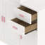 Lit plateforme simple en bois avec bibliothèque et garde-robe mobile-203642492