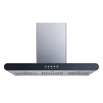  36" Convertible Island Range Hood in Stainless Steel With Filter Included