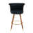 Swivel Bar Stools With Backrest And Footrest, 360-Degree Rotation And Ergonomic Design-1966101088