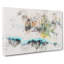 Heartbeat of the Pacific Ocean Watercolour - Wrapped Canvas-56656846