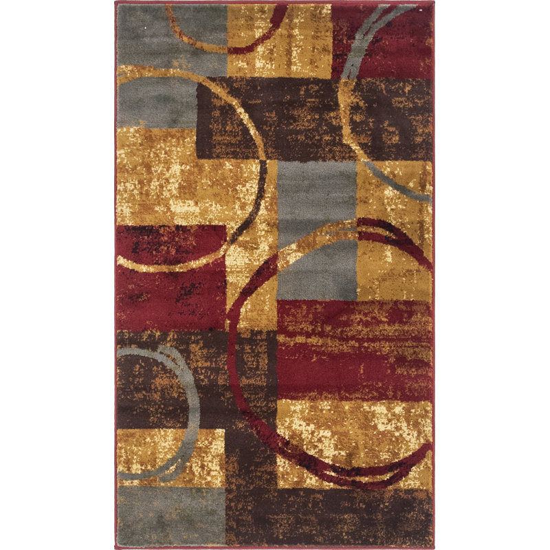 Adetomiwa Geometric Indoor Rug, Rectangle 3'1" x 5'3"