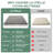 Paoli Japanese Floor Mattress, 4" Thick Sherpa Fleece Futon Mattress, Roll Up Sleeping Pads, Reversible and Portable Folding Foam Floor Bed Tatami Mat-870936147-871074159