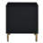 Glamorous 3 Nightstand In Black, Silver, Gold - Bedside Storage Option Silver And With 3 Drawers Spacious For