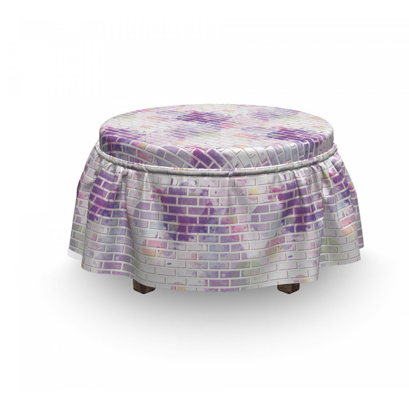 Box Cushion Ottoman Slipcover