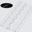 3x White Acrylic Piano Hinges 300 mm, Continuous Plastic Hinges