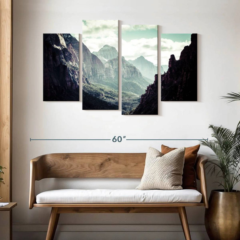Alvord Zion Mountain Scenery, 32'' H x 52'' W