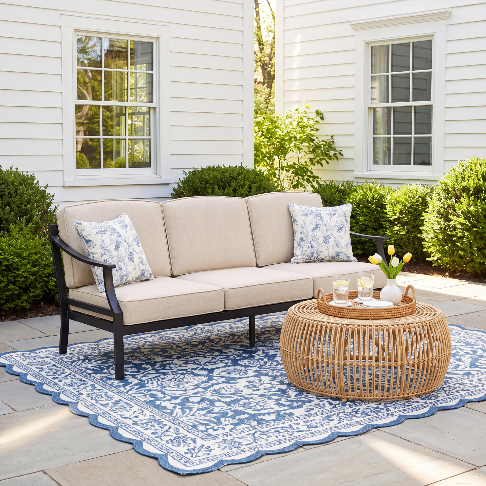 Tamarin 74" Sunbrella® Patio Sofa