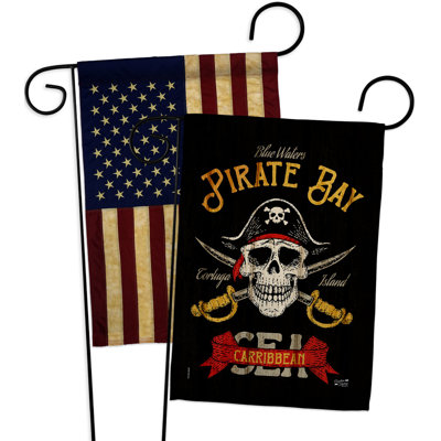 Double Sided 18.5 in. H x 13 in. W Polyester Garden flag