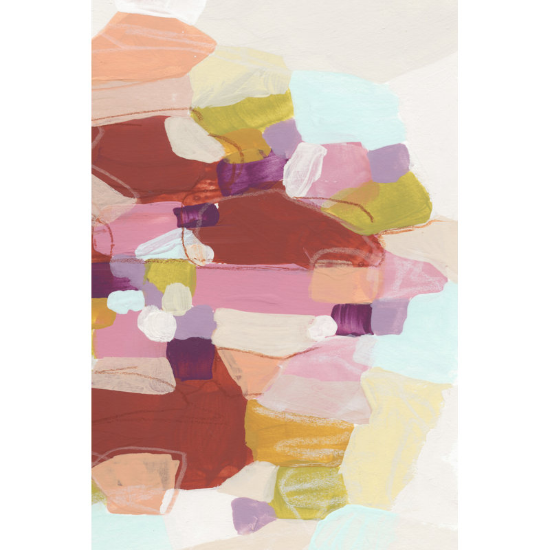 Colour Cartography III by June Erica Vess - Wrapped Canvas Painting, 46cm H x 30cm W